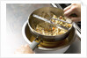 Ingredients in a food mill by Anonymous