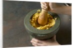 Mortar and pestle by Anonymous