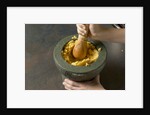 Mortar and pestle by Anonymous