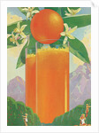 Giant Glasses of Orange Juice by Anonymous