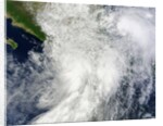 Satellite view of Hurrican Ingrid and Tropical Storm Manuel over Mexico by Anonymous