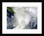 Satellite view of Hurrican Ingrid and Tropical Storm Manuel over Mexico by Anonymous