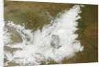 Satellite image of early season blizzard in the northern great plains by Anonymous