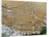 Satellite image of Tibet by Anonymous