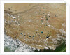 Satellite image of Tibet by Anonymous