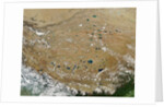 Satellite image of Tibet by Anonymous