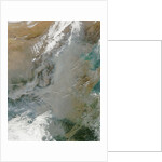 Satellite image of smog and haze over Harbin, in north eastern China by Anonymous