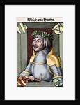 Ulrich von Hutten (1488-1523). Engraving. Colored. by Anonymous