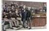 Arrest of deputy atheist Brandlaugh for refusing to leave the Chamber of Commons. London. England. by Anonymous