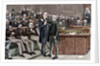 Arrest of deputy atheist Brandlaugh for refusing to leave the Chamber of Commons. London. England. by Anonymous