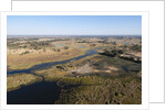 Aerial view of Okavango Delta by Anonymous