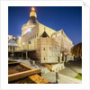 View of the Basilica of The Annunciation at twilight by Anonymous