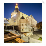 View of the Basilica of The Annunciation at twilight by Anonymous