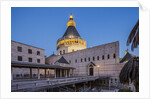 View of the Basilica of The Annunciation at twilight by Anonymous