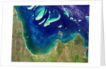 Satellite view of Booti Booti National Park, Charlotte Bay and the Great Barrier Reef, Australia by Anonymous