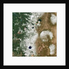 Satellite view of Crater Lake and the Cascade Mountains of Oregon by Anonymous