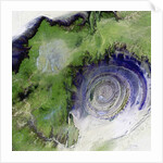 Richat Structure in Mauritania by Anonymous