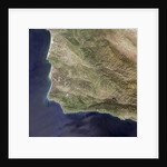 Satellite view of Lompoc, California and Vandenberg Air Force Base by Anonymous