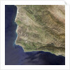 Satellite view of Lompoc, California and Vandenberg Air Force Base by Anonymous