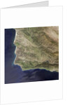 Satellite view of Lompoc, California and Vandenberg Air Force Base by Anonymous