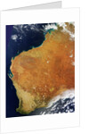 Satellite view of Western Australia by Anonymous