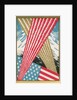 American Flag with Fireworks by Anonymous