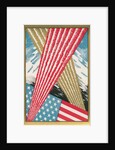 American Flag with Fireworks by Anonymous