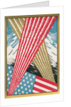 American Flag with Fireworks by Anonymous