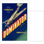 Dominator brand produce crate label by Anonymous