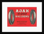 Ajax Hi-Speed Balloon Tires Advertisement by Anonymous
