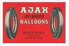 Ajax Hi-Speed Balloon Tires Advertisement by Anonymous