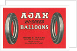 Ajax Hi-Speed Balloon Tires Advertisement by Anonymous