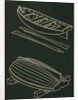 Rowboats and Oars in Black and White by Anonymous