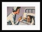 Nurse Taking Boy's Temperature by Anonymous