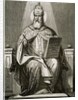 Saint Damasus I, (304-384). Roman pope (366-384). by Anonymous