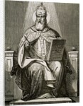 Saint Damasus I, (304-384). Roman pope (366-384). by Anonymous