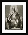 Saint Damasus I, (304-384). Roman pope (366-384). by Anonymous