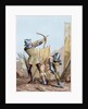 Siege of Gibraltar. Archers. 1350. by Anonymous