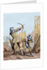 Siege of Gibraltar. Archers. 1350. by Anonymous