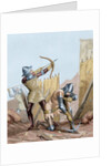 Siege of Gibraltar. Archers. 1350. by Anonymous