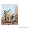 Siege of Gibraltar. Archers. 1350. by Anonymous