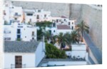 Balearic Islands - view of the old town and city walls by Anonymous