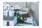 Balearic Islands - view of the old town and city walls by Anonymous