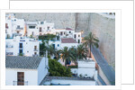 Balearic Islands - view of the old town and city walls by Anonymous
