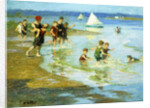 Children at Play on the Beach by Edward Henry Potthast