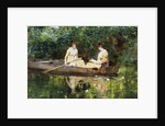 Women in a Rowboat by Francis Coates Jones