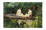 Women in a Rowboat by Francis Coates Jones