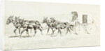 One of Williamson's Stages by Frederic Remington