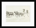 One of Williamson's Stages by Frederic Remington