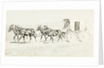 One of Williamson's Stages by Frederic Remington